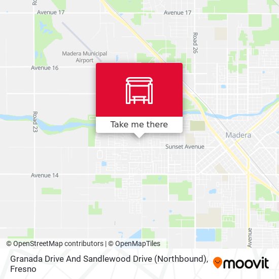 Granada Drive And Sandlewood Drive (Northbound) map