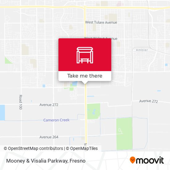 Mooney & Visalia Parkway map