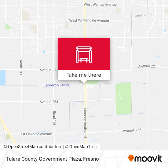 Tulare County Government Plaza map