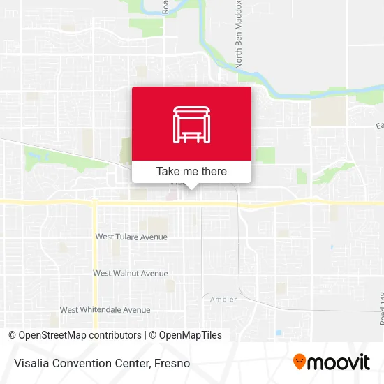Mapa de Visalia Convention Center