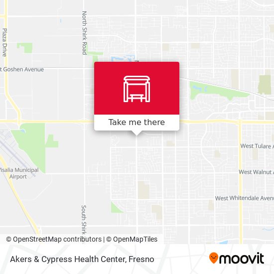 Akers & Cypress Health Center map