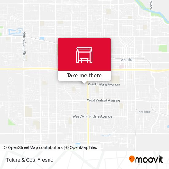 Mapa de Tulare & Cos