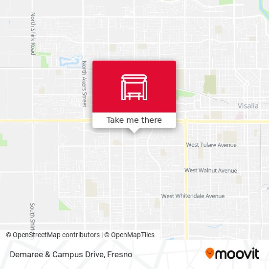 Demaree & Campus Drive map