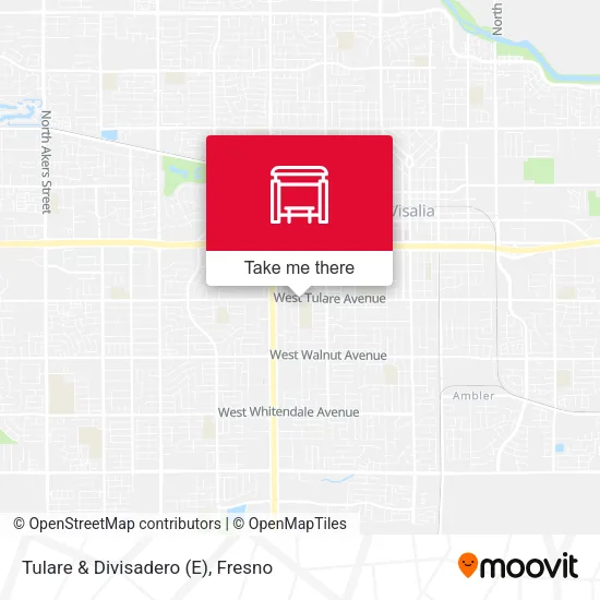 Mapa de Tulare & Divisadero (E)