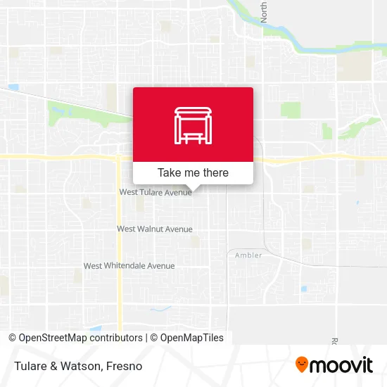 Mapa de Tulare & Watson