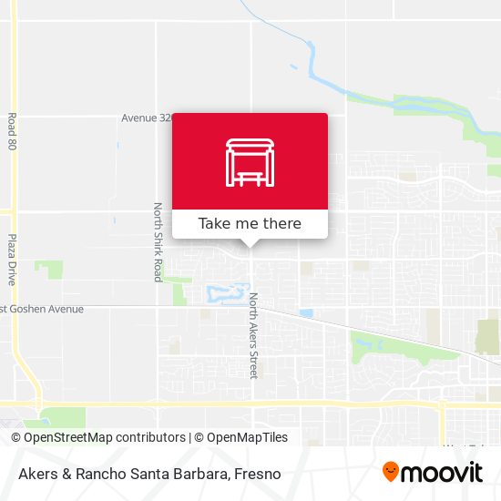 Akers & Rancho Santa Barbara map