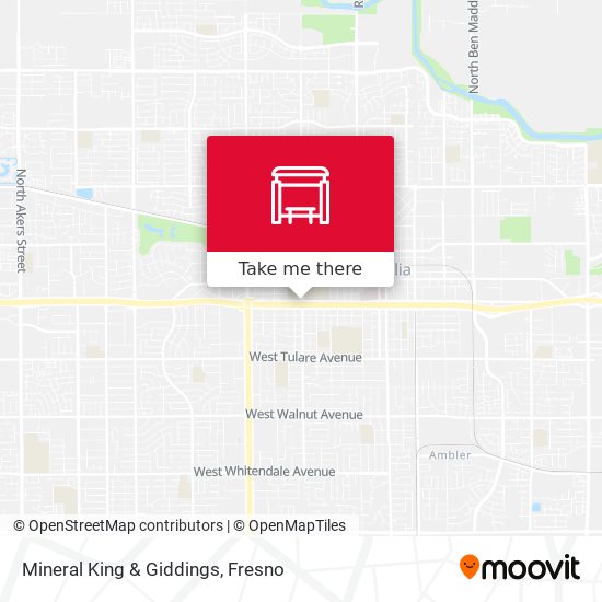 Mineral King & Giddings map