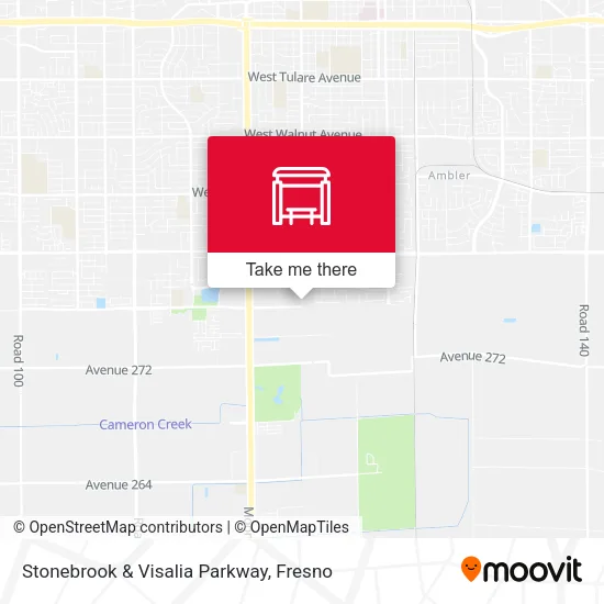 Mapa de Stonebrook & Visalia Parkway
