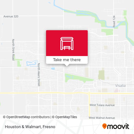 Mapa de Houston & Walmart