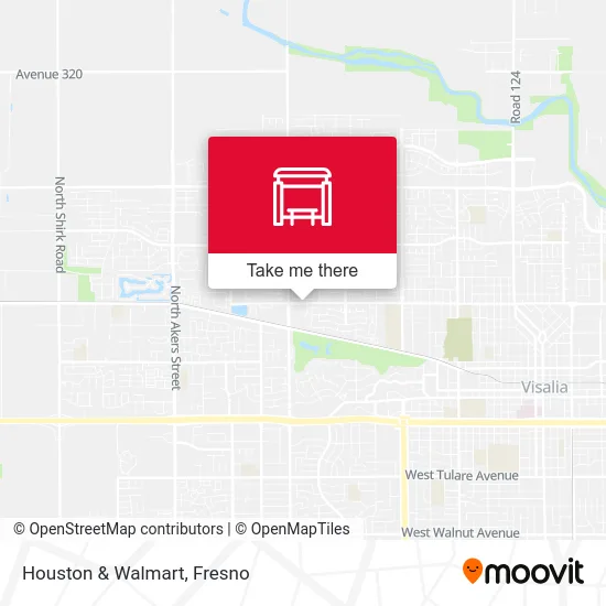 Houston & Walmart map