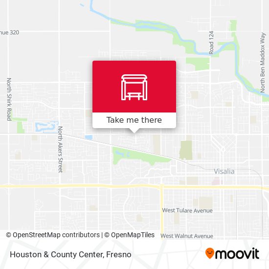Houston & County Center map