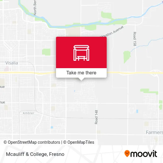 Mapa de Mcauliff & College