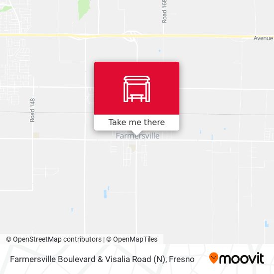 Farmersville Boulevard & Visalia Road (N) map