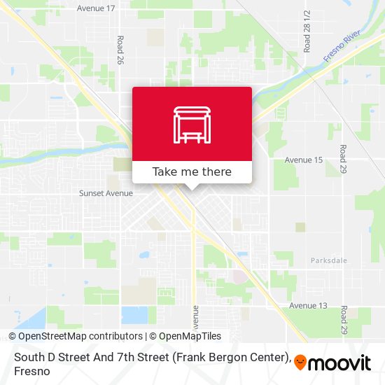 South D Street And 7th Street (Frank Bergon Center) map