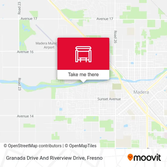 Granada Drive And Riverview Drive map