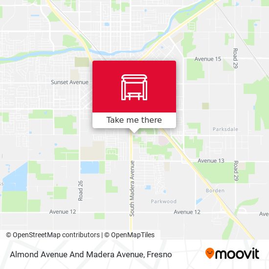 Mapa de Almond Avenue And Madera Avenue