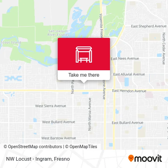 Mapa de NW Locust - Ingram