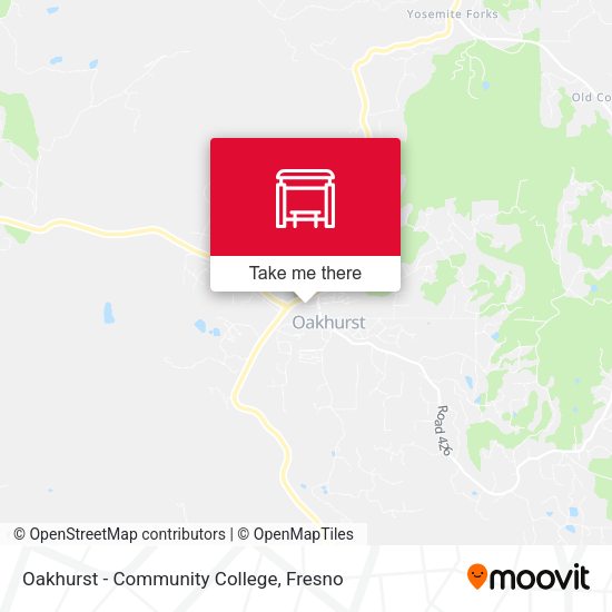 Oakhurst - Community College map