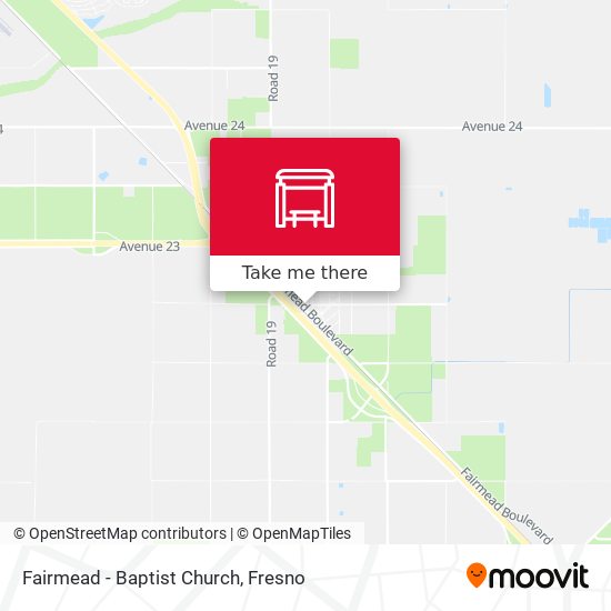 Mapa de Fairmead - Baptist Church