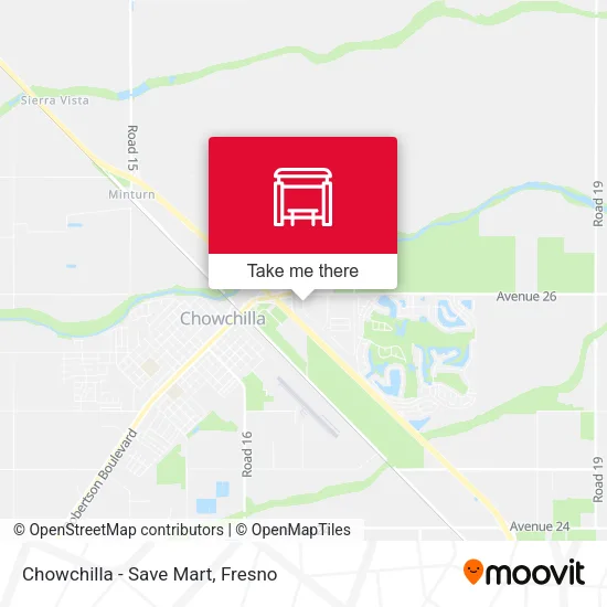 Chowchilla - Save Mart map