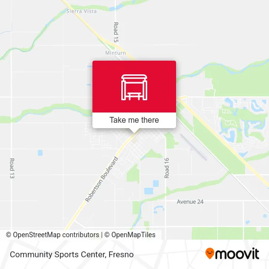 Community Sports Center map