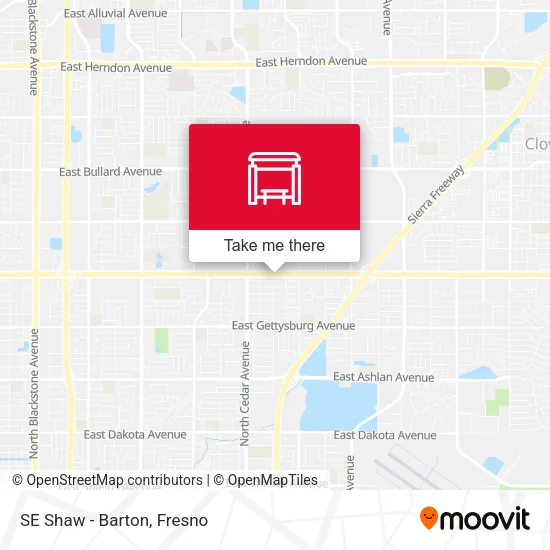 Mapa de SE Shaw - Barton