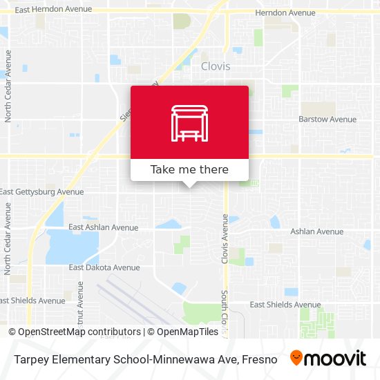 Mapa de Tarpey Elementary School-Minnewawa Ave