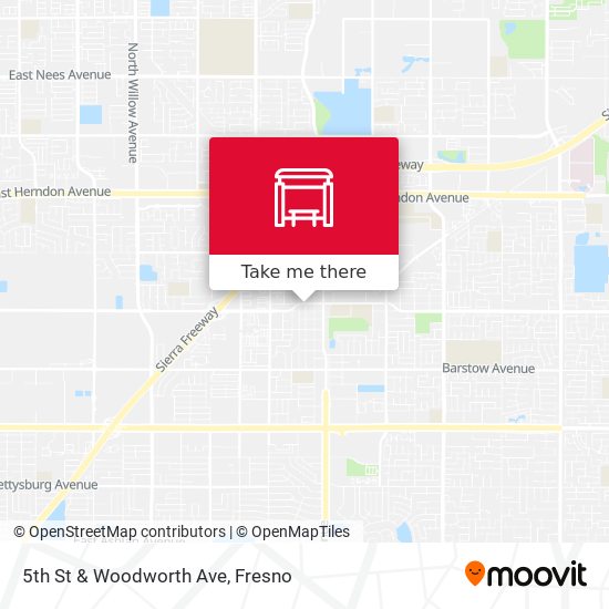 Mapa de 5th St & Woodworth Ave