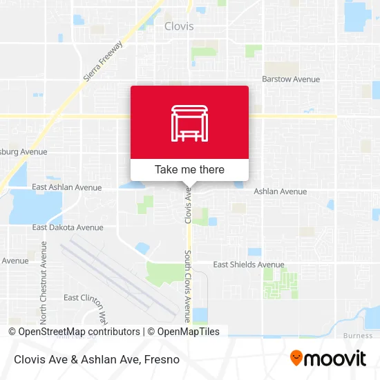 Mapa de Clovis Ave & Ashlan Ave