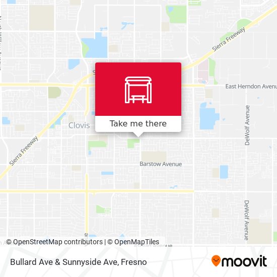Bullard Ave & Sunnyside Ave map