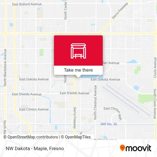 NW Dakota - Maple map