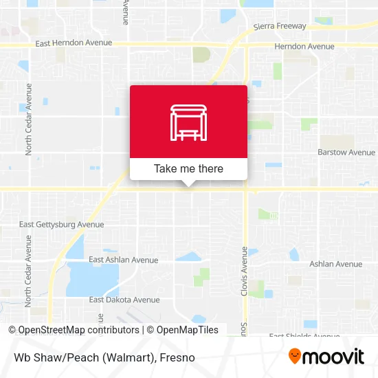 Wb Shaw/Peach (Walmart) map