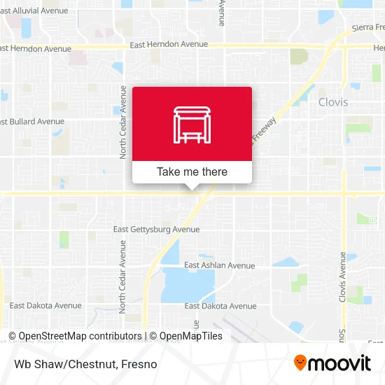 Wb Shaw/Chestnut map