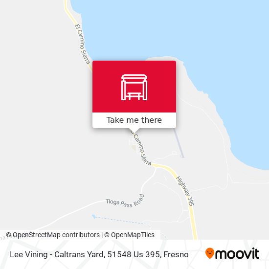 Mapa de Lee Vining - Caltrans Yard, 51548 Us 395
