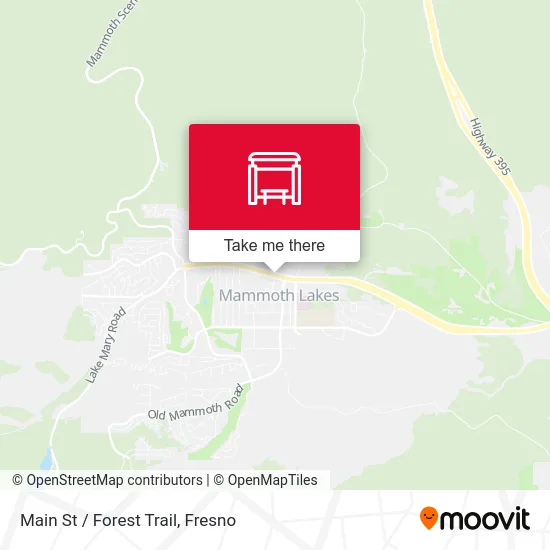Main St / Forest Trail map