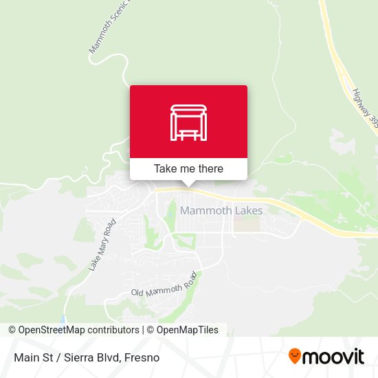 Main St / Sierra Blvd map