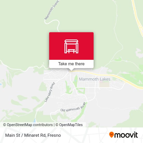 Mapa de Main St / Minaret Rd