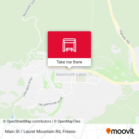 Main St / Laurel Mountain Rd map
