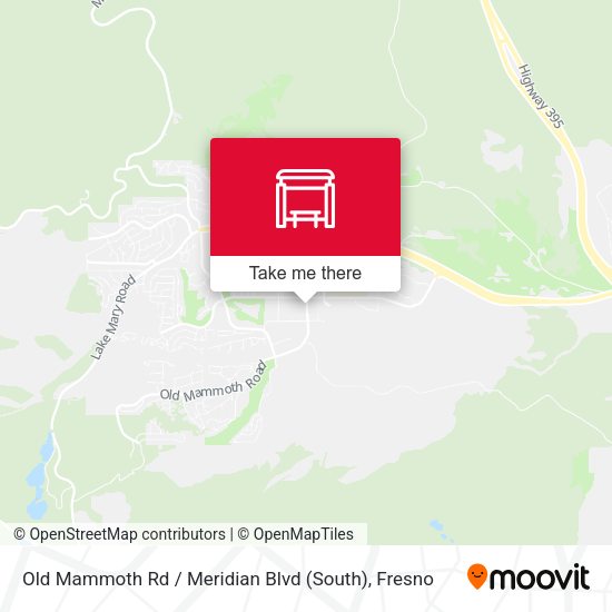 Mapa de Old Mammoth Rd / Meridian Blvd (South)
