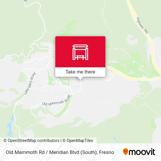 Mapa de Old Mammoth Rd / Meridian Blvd (South)