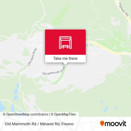 Old Mammoth Rd / Minaret Rd map