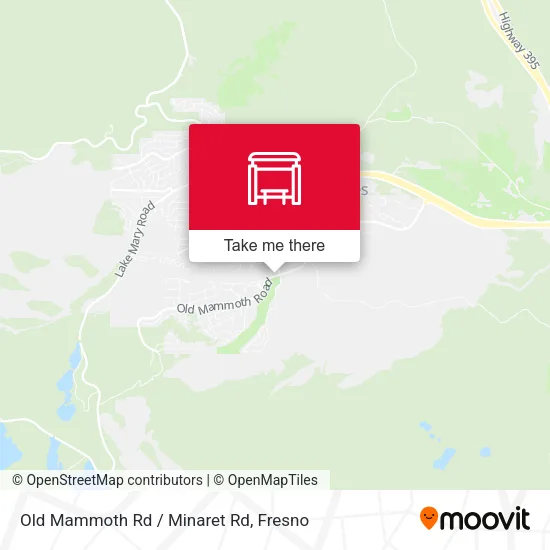 Mapa de Old Mammoth Rd / Minaret Rd