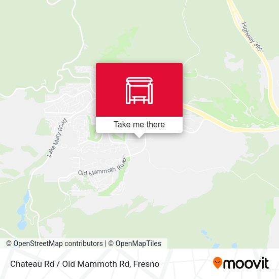 Chateau Rd / Old Mammoth Rd map