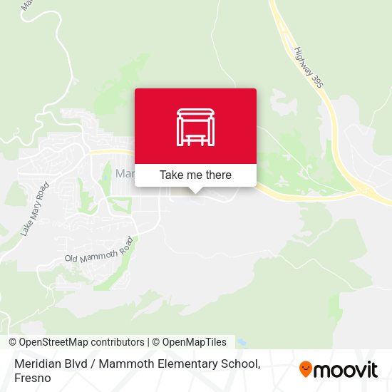 Meridian Blvd / Mammoth Elementary School map