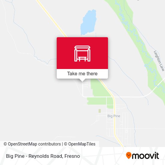 Big Pine - Reynolds Road map