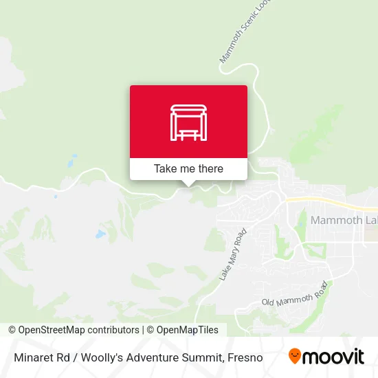 Mapa de Minaret Rd / Woolly's Adventure Summit