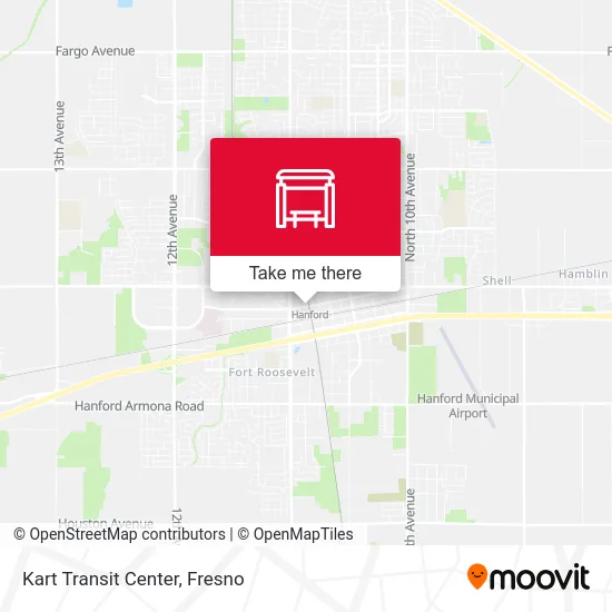 Kart Transit Center map