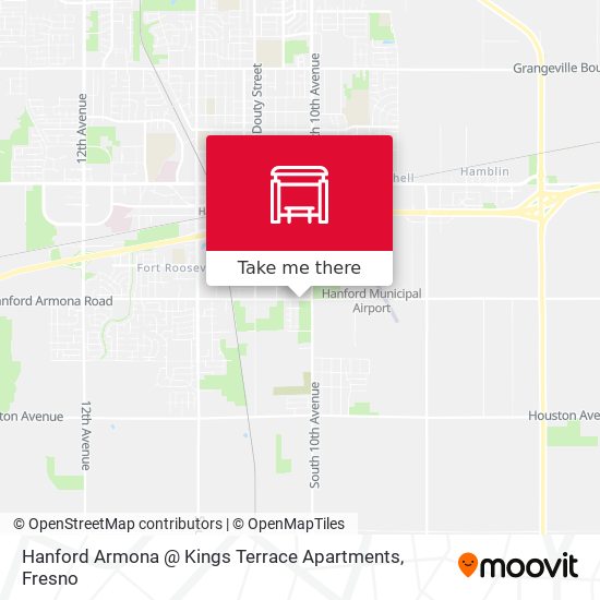 Mapa de Hanford Armona @ Kings Terrace Apartments