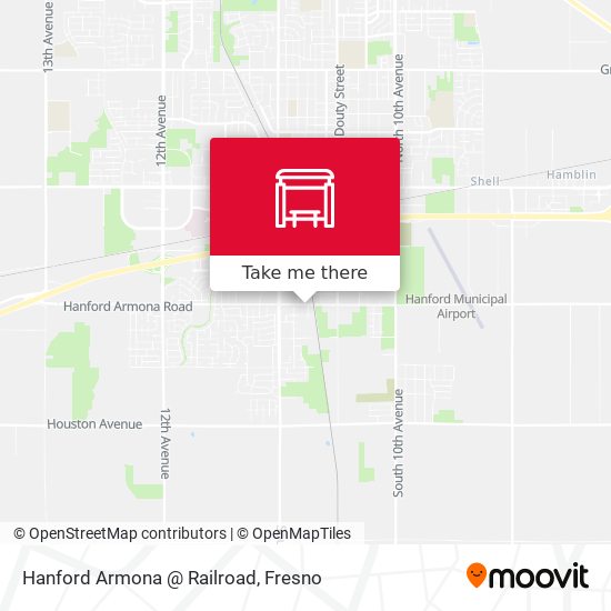 Hanford Armona @ Railroad map