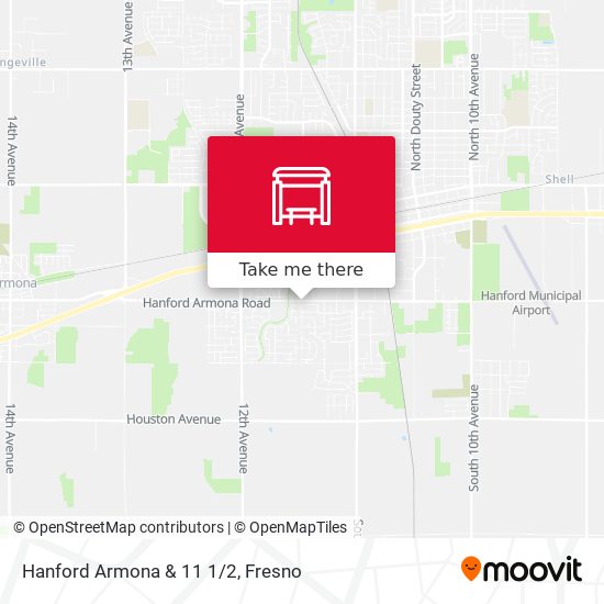 Hanford Armona & 11 1/2 map